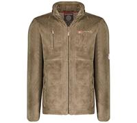 Geographical Norway Upload Men - Pile caldo con zip da uomo - Giacca di felpa invernale morbida e calda da uomo - Morbida fodera a maniche lunghe per il sudore (Taupe XL)