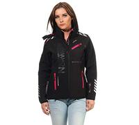 Geographical Norway Women's Softshell Jacket G-ROSE - Black / F.PINK - L/3