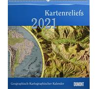 Geographisch-Kartographischer Kalender 2021 - Der Blickwinkel dei Kartographen - Wand-Kalender mit historischen Landkarten - 45 x 48 cm