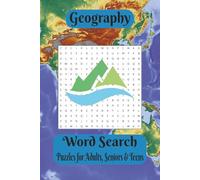 Geography: Easy to Read Print about Attractions, Mountains, Rivers and More|6 X 9 inches(15.24 X 22.86 cm) 100+ pages|50+Puzzles…Gifts for Vacations, Holidays and Leisure Times