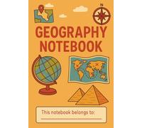 Geography Notebook: Notebook For Students, 6x9 inches, 110 grid pages