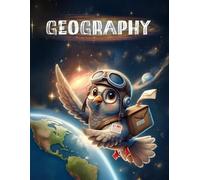 Geography Notebook Pigeon Professor’s with a Table of Contents & Numbered Pages (8,5x11 inches, 100 pages, Grid Paper)