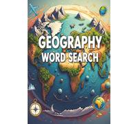 Geography Word Search Puzzle Book: Includes Easy to Read Print about Geography, The World, Continents, Countries, and More | 6x9 inches, 110 pages | ... for Birthdays, Holidays, Vacations, and More