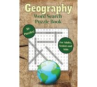 Geography Word Search Puzzle Book: With Easy to Read Print about County names, Cities and more | 6x9 inches, 110 pages | 50+ Puzzles Gift for Vacations, Holidays and Free Times