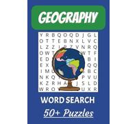 Geography Word Search Puzzle Book: Word Searches with Easy to Read Print about Countries, Cities, States and More | 6x9 inches, 110 pages | 50+ ... for Teens, Adults, Seniors, and Free Times