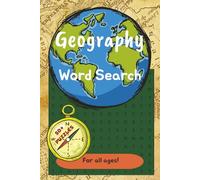 Geography Word Search Puzzle Book: Word Searches with Easy to Read Print about Geography, the World, Maps, and More | 6x9 inches, 110 pages | 50+ ... Gifts for Vacations, Holidays, and Free Time