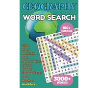 Geography Word Search Puzzle Book: Wordseach For Teens, Adults & Seniors. Learn And Keep you Mind Busy: | 108 Puzzles, 3000+ Words| Variety of Topics: ... Rivers, Mountains, Land, Culture And More