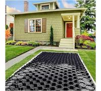 Geogrid Geocell, Griglia Stabilizzatrice del Terreno del Vialetto di Pendenza, Geogriglia della Corsia di Pendenza Ad Alta Resistenza, Utilizzata per Muri di Sostegno, Garage, 1x2m(3.3x6.5ft)