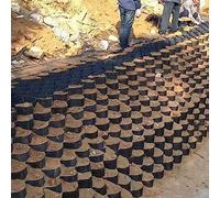 Geogriglia, Geogriglia stabilizzatrice a rete for muri di contenimento, blocchi terreno/ghiaia, stabilizzatore pendenza for impieghi gravosi for giardino 2x10 m/6,6x32,8 piedi(5x8M/16.4x26.2FT)