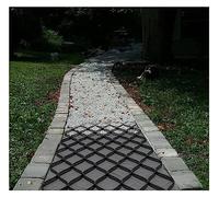 Geogriglia HDPE da 1 pezzo for la stabilizzazione di vialetti e pendii - Griglia di base for cortili, aree di parcheggio e muri di contenimento(5x10 m (16.5x33 ft) 2"/5cm High)