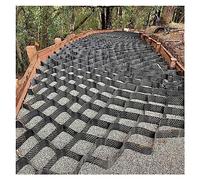Geogriglia HDPE da 1 pezzo for la stabilizzazione di vialetti e pendii - Griglia di base for cortili, aree di parcheggio e muri di contenimento(3x10 m (10x33 ft) 3"/7.5cm High)