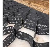 Geogriglia, Rete stabilizzatrice del terreno in geogriglia for pendii ripidi Griglie for passerelle resistenti da 6 piedi x 33 for patio con posto auto coperto(H 10cm/4in,12ft x 24ft/4m x 7m)