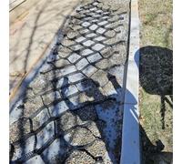 geogriglie Griglia Geo In Plastica Tagliabile, Griglia Di Stabilizzazione Del Driveway Di 5 Cm, Griglia Di Ghiaia Del Driveway Per Il Cortile Del Patio/prato/paesaggio Fai Da(L 2M,W 5M)
