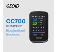 GEOID CC700 GPS Computer da bici Tachimetro da bicicletta con schermo a colori da 2,8 pollici con navigazione su percorso Contachilometri da ciclismo impermeabile WIFI