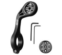 GEOID Supporto per Computer da Bici, Montatura Anteriore per Computer da Ciclismo per Bici da Strada Compatibile con Garmin Wahoo Bryton Magene Cycplus CooSpo XOSS con Fotocamera Azione GoPro e Luce