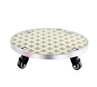 GeOinQL Carrello portapiante con Ruote, Carrello portavasi Rotondo Grande con Ruote, for spostare Piante in Vaso