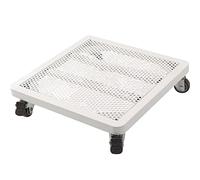 GeOinQL Carrello portapiante con Ruote, Contenitore for fioriere Quadrato in Metallo, capacità di 360 libbre, for Interni ed Esterni