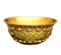 GeOinQL Ciotola del tesoro Feng Shui, Decorated money bowl, feng shui good luck successful craft collection