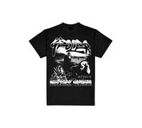 GEÔLIER Official - Nun SACC' Perdere - T-Shirt Ufficiale - Merchandising Originale - Maglia Unisex in Cotone - Nera con Stampa Bianca - Streetwear Napoli