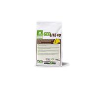 Geomalta minerale tixotropica certificata GeoLite 40 da 5 kg per strutture in calcestruzzo degradato - Kerakoll