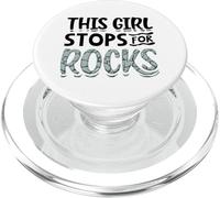 Geologia divertente regalo per le donne Cool Rock Collecting Geologo PopSockets PopGrip per MagSafe