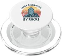 Geologia facilmente distratta dal geologo amante dei collezionisti di rocce PopSockets PopGrip per MagSafe