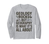 Geologia Rocks, ma la Geografia è ciò Che Si Tratta Maglia a Manica