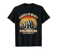 Geologia Studente geologo ingegneri eroi geologo Maglietta