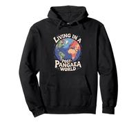 Geologia "Vivere in un mondo post-pangea" Pangea Felpa con Cappuccio