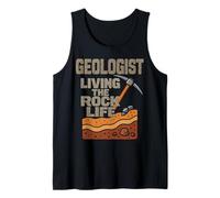 Geologist Living The Rock Life Citazioni Divertenti Canotta