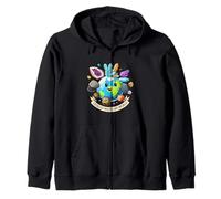 Geology Rocks My World Cute Earth Crystals Science Lover Felpa con Cappuccio