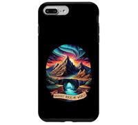 Geology Rocks My World Funny Earth Science Geologist Pun Custodia per iPhone 7 Plus/8 Plus