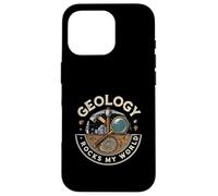 Geology Rocks My World Geologist Earth Science Lover Pun Custodia per iPhone 16 Pro
