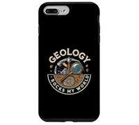 Geology Rocks My World Geologist Earth Science Lover Pun Custodia per iPhone 7 Plus/8 Plus