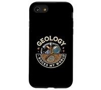 Geology Rocks My World Geologist Earth Science Lover Pun Custodia per iPhone SE (2020) / 7/8