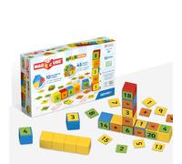 Geomag Costruzioni Magnetiche Cubetti Imparare la Matematica Math Building 256