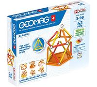 Geomag Set magnetico Classic GMG271 – Linea Green – 100% plastica riciclata – 42 pezzi