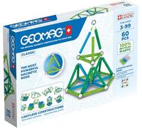 Geomag Classic - 60 Pezzi - Costruzioni Magnetiche per Bambini - Linea Green - 100% Plastica Riciclata