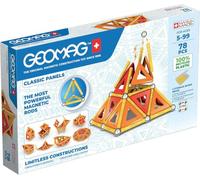 Geomag - Classic Panels 78 pezzi - Costruzioni Magnetiche per Bambini - Linea Green - 100% Plastica riciclata