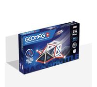 GEOMAG - Classic Panels RE Nasa Shuttle 70 Pz, Costruzioni Magnetiche per Bambini e Ragazzi Geometriche a Tema NASA con Tessere Magnetiche, Giochi Bambini 3 Anni +, Gioco STEM Educativo da Regalare