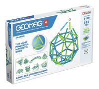 Geomag Classic Recycled set di costruzione magnetico 142 pezzi - blu e verde