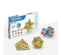 Geomag Classic Supercolor Panels Recycled 114, Costruzioni Magnetiche, Barrette e Pannelli Colorati, Confezione da 114 Pezzi, Plastica 100% Riciclata