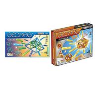 Geomag Color Gioco di Costruzione con Sfere E Barrette, Multicolore, 91 Pezzi & Panels Gioco di Costruzione Magnetico, Multicolore, 50 Pezzi