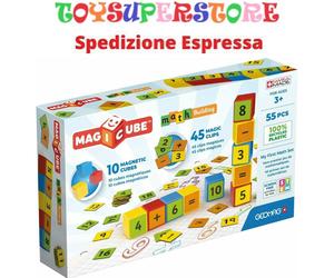 Geomag Costruzioni Magnetiche Cubetti Imparare la Matematica Math Building 256