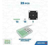 Geomag Ecofriendly Glow Set Magnetico 25 Pezzi