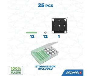 Geomag Ecofriendly Glow Set Magnetico 25 Pezzi