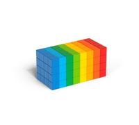 Geomag giocattoli magnetici Magicube blocchi riciclati 128 pezzi
