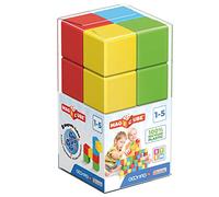 Geomag Magicube - 8 cubi - Costruzioni Magnetiche per Bambini - Linea Green - 100% Plastica Riciclata
