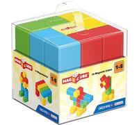 GEOMAG Magicube Full Color Gioco di Costruzione Magnetico Bambino, Regalo bimbo bimba 1 2 3 4 5 6 anni, 100% plastica riciclata, educativo montessori, cubi magnetici, costruzioni magnetiche