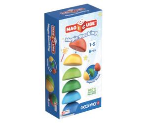 Geomag magicube magic blocks stacking - 6 pezzi - 100% recycled